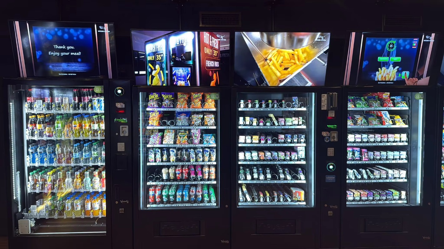 Commercial Vending Machine - Máquina Expendedora Inteligente de Snacks Comercial,