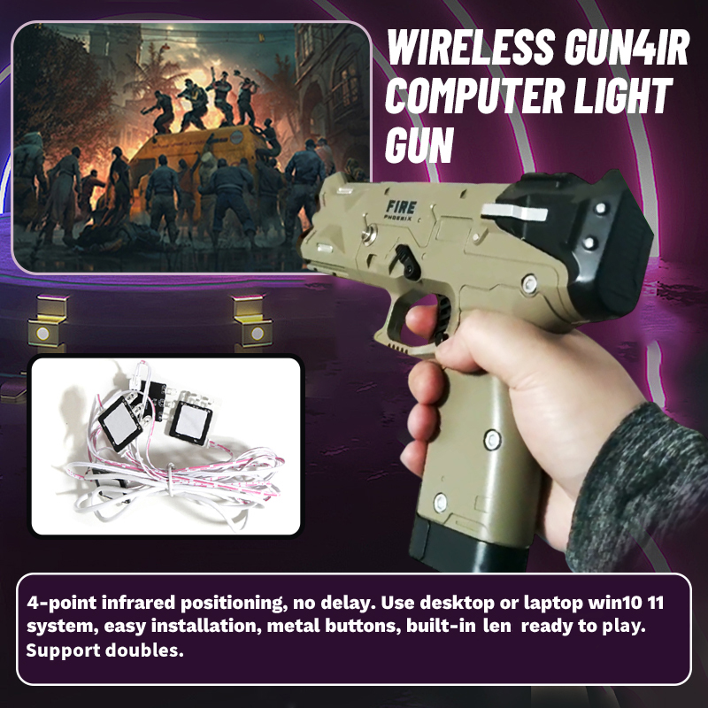 Pistola de luz inalámbrica 4IR - Gun Shooting Arcade reseña y precio
