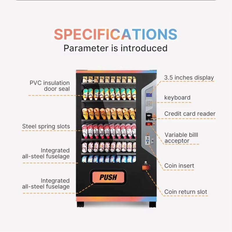 Máquina Expendedora de Bebidas - Commercial Vending Machine reseña y precio