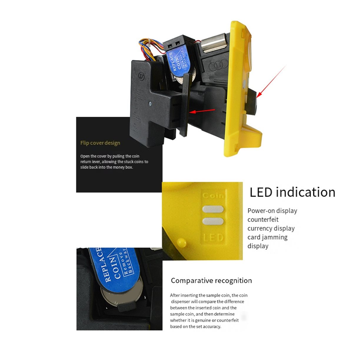 Aceptador de Monedas DT75BG co - Token Coin Mechanism reseña y precio